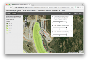 Detailed map view