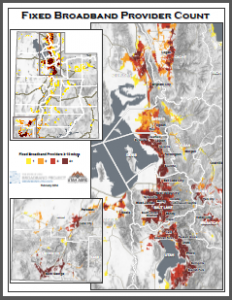 Featured image for “February 2014 Map of the Month: Number of Fixed Broadband Providers per Block”