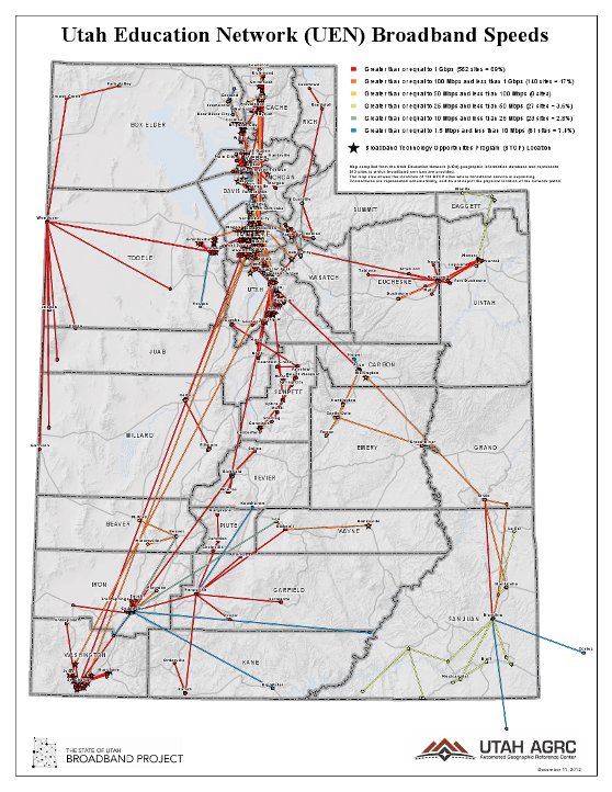 Featured image for “December 2012 Map of the Month: The Utah Education Network”